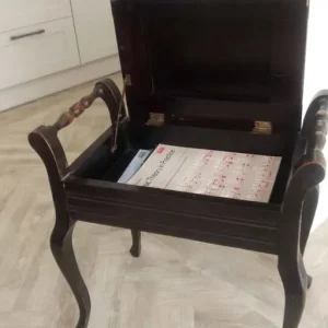 Antique piano stool - Image 2