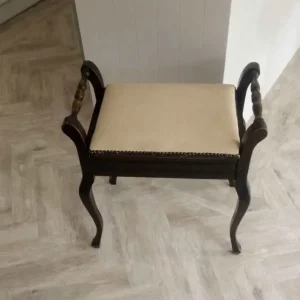 Antique piano stool