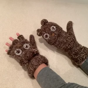 Owl Beanie and Glove Set - Image 2