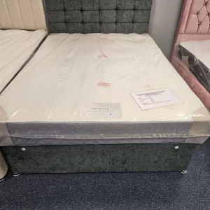 Double Divan Bed with Mattress – Ready to Use