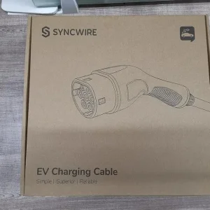 SYNCWIRE Type 2 EV Charging Cable 3m 7.2kW White - Image 3