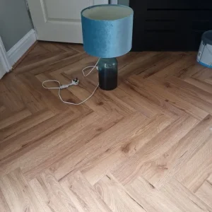 Teal lamp
