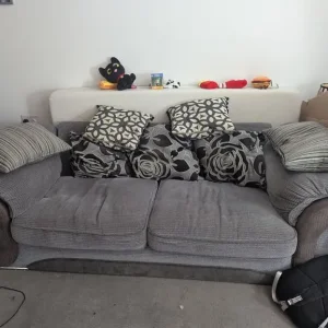 3 Seat Grey Sofa