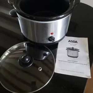 3L Asda stainless steel slow cooker - Image 2