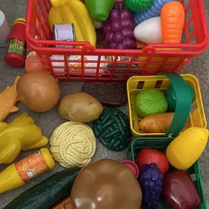 Wooden Kids Play Kitchen with Accessories - Image 5