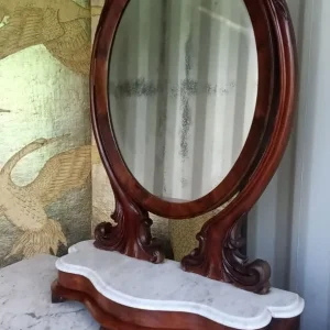 2 x Victorian chests + Victorian mahogany toilet mirror - Image 3