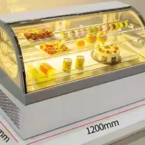 120cm Wide Commercial Countertop Cake Display Fridge