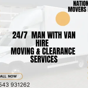 24/7 Piano and Furniture Movers with Van Hire