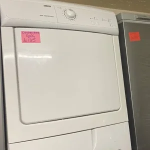 white zanussi 9kg condenser tumble dryer