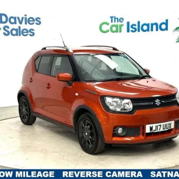 2017 Suzuki Ignis 1.2 Dualjet 5-door hatchback in flame orange pearl