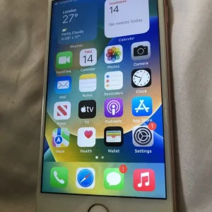Apple iPhone 8 64gb gold with camera lens detached