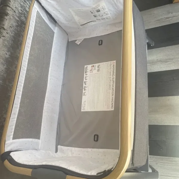 Tutti charcoal oak bambini bedside cover