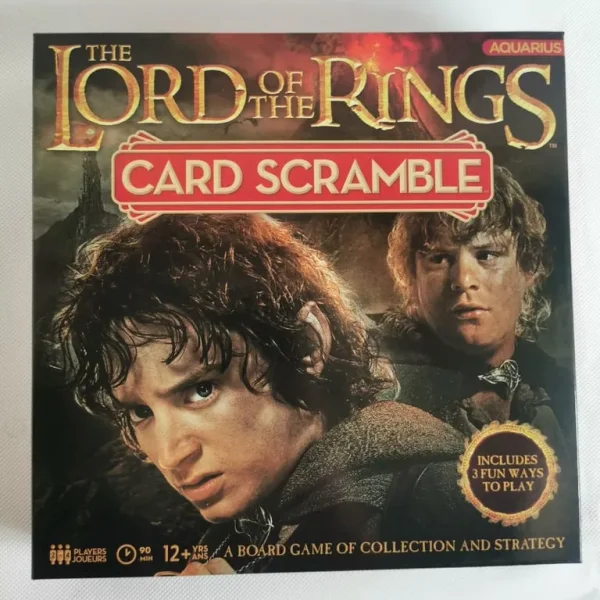 The Lord of the Rings Card Scramble Board Game