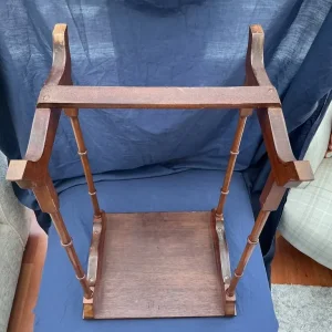 ANTIQUE MAHOGANY TALL TABLE - Image 3