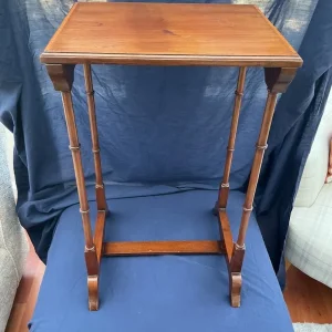 ANTIQUE MAHOGANY TALL TABLE