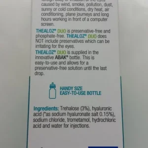 THEALOZ DUO Eye Drops – 150 Drops, Preservative-Free - Image 3
