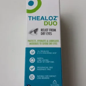 THEALOZ DUO Eye Drops – 150 Drops, Preservative-Free