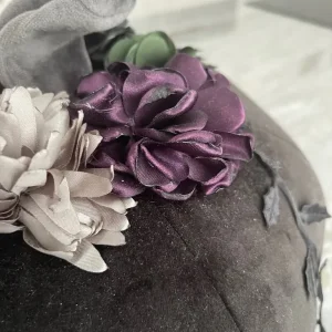 LARGE BLACK VELVET PUMPKIN - Image 2