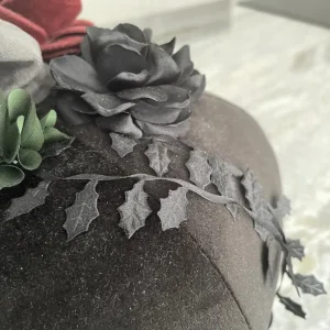 LARGE BLACK VELVET PUMPKIN - Image 3