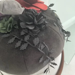 LARGE BLACK VELVET PUMPKIN - Image 5
