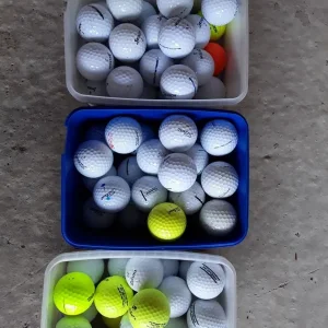 Used golf balls