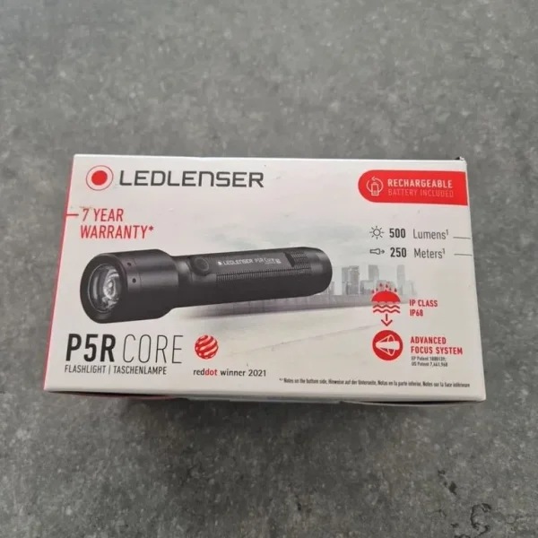 Ledlenser P5R Core - Rechargeable LED Torch 500 Lumens