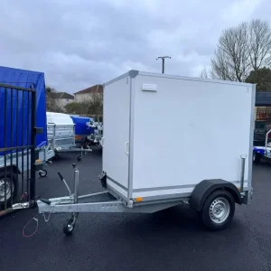 6.7ft x 3.8ft x 5ft Single Axle Box Trailer 1300KG Braked - Image 2