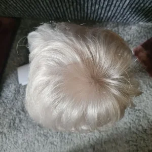 Gisela Mayer Silver Wig (Exquisit Collection) & stand - Image 3