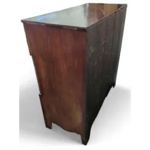 Victorian mahogany chest of two short and three long drawers