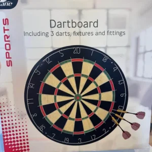 Crane Sports dartboard set with 3 darts and flights - Image 7