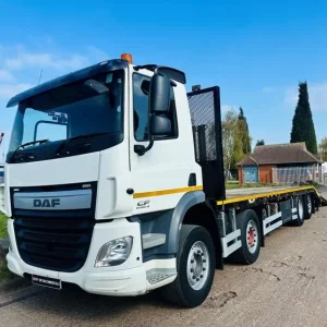 2017 DAF CF 400 EURO 6 with 8x2 lift and steer, Andover Beavertail body