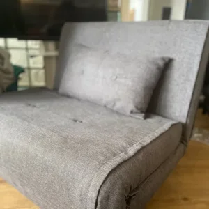 Grey sofa bed