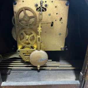 Antique Napoleon Hat Mantle Chime Clock from Wurttemberg - Image 4