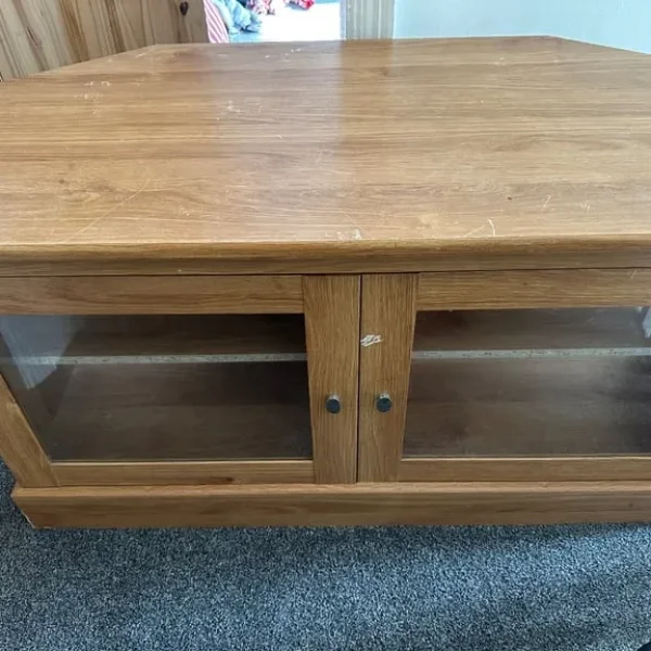 Wooden tv unit