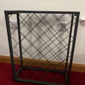 32-bottle metal wine rack - Image 2