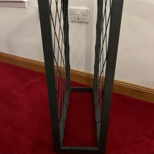 32-bottle metal wine rack - Image 3
