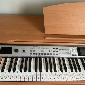 Cranes of Cardiff CDP750 upright digital piano in beech