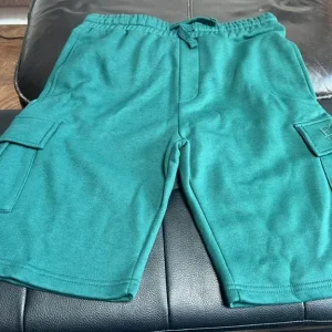 ENZO Milano Emerald Green Fleece Cargo Shorts XL - Image 2