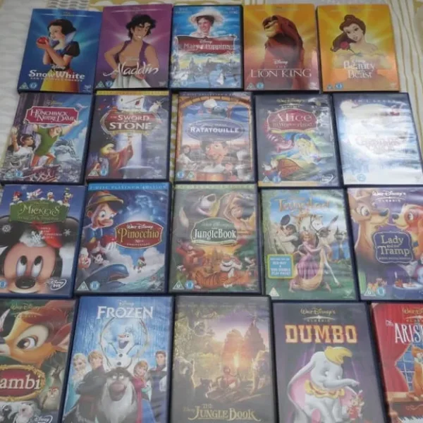 20 Disney Classic DVDs – All the Favorites
