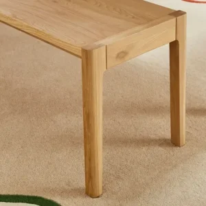 2x solid oak large benches - Image 4