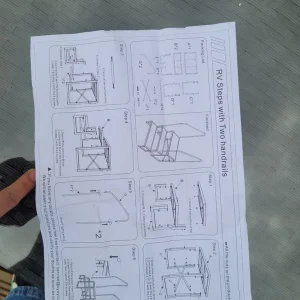 RV steps with 2 handrails and 3 steps - Image 5