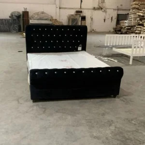 King Size Astral Sleigh Bed with Mattress