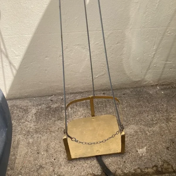 Vintage fairground carousel swing