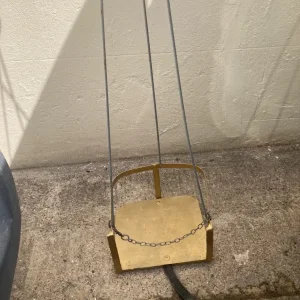 Vintage fairground carousel swing