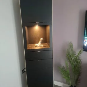 Skovby Solid Oak Display Cabinet (SM914)
