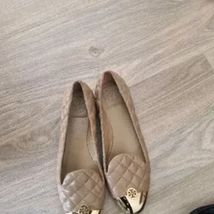 Tory Burch Flat Shoe Size 6UK Beige - Image 5