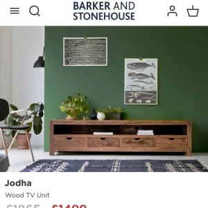 Extra Large TV Stand Barker and Stonehouse - Image 2