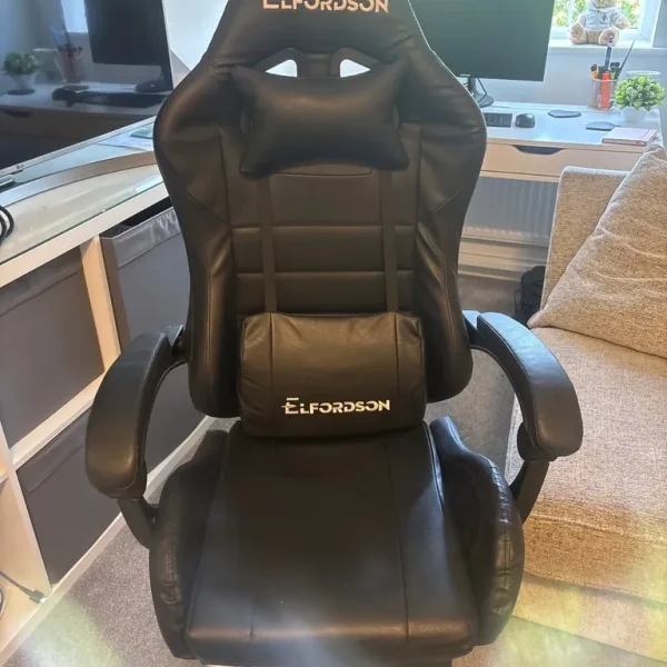 Gaming office chair with massage feature
