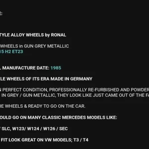 Ronal Penta 15" Alloy Wheels - Image 2