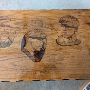 Handmade peaky blinders coffee table - Image 3